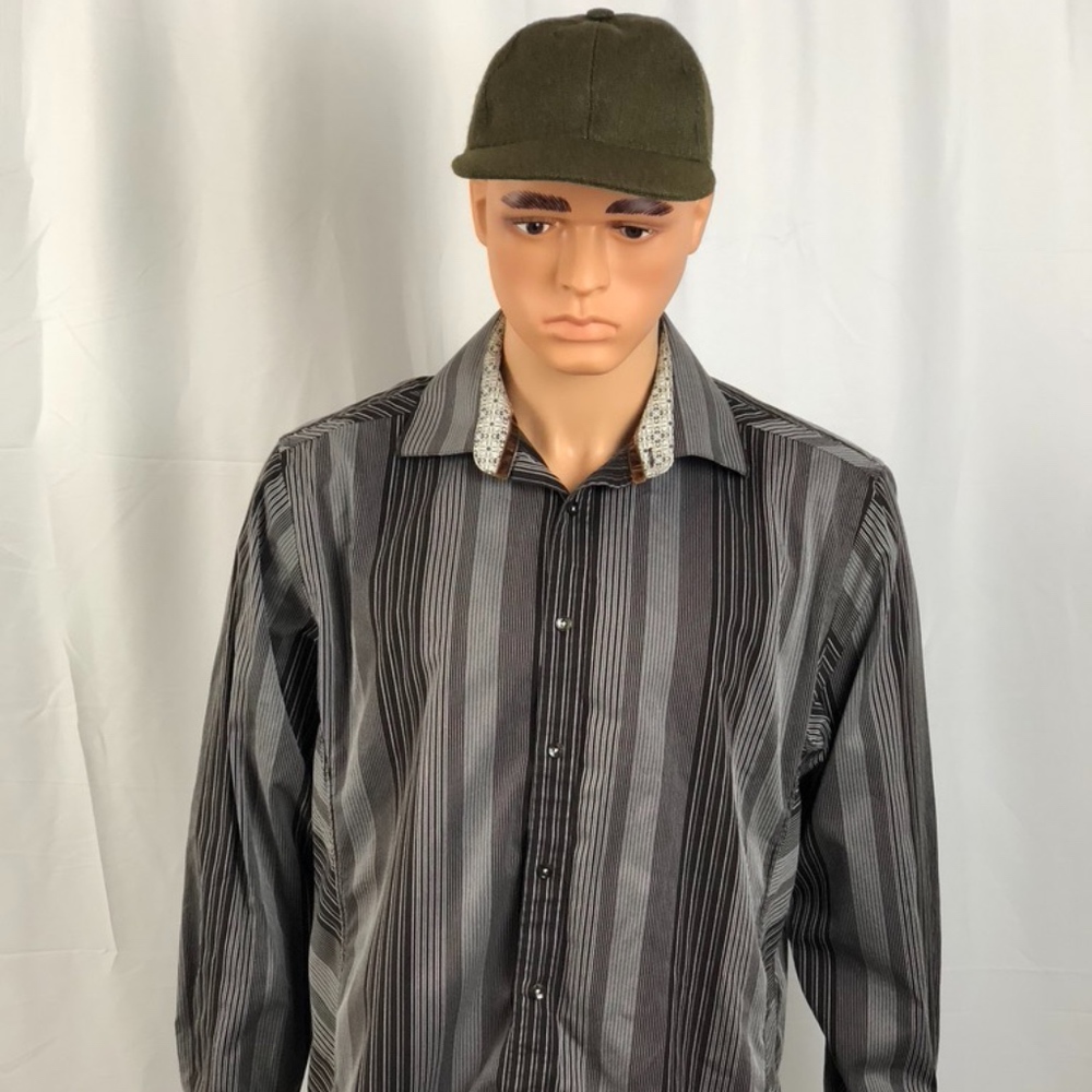 ZAGIRI MENS DRESS SHIRT SIZE XL